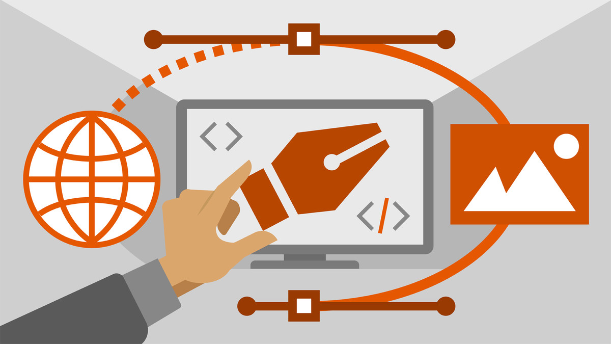 گرافیک SVG برای وب با Illustrator