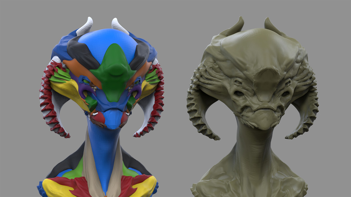 Zbrush: Concept Kitbashing
