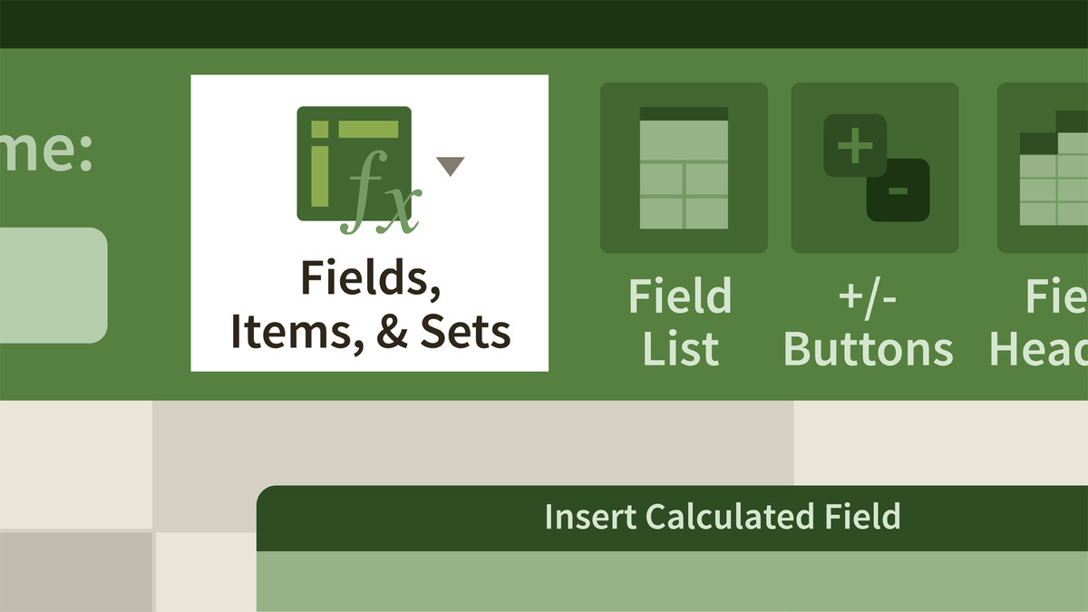 اکسل برای مک: PivotTables in Depth