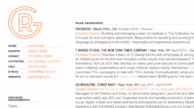 Designing a Resume for Creatives