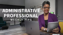 Administrative Professional Weekly Tips