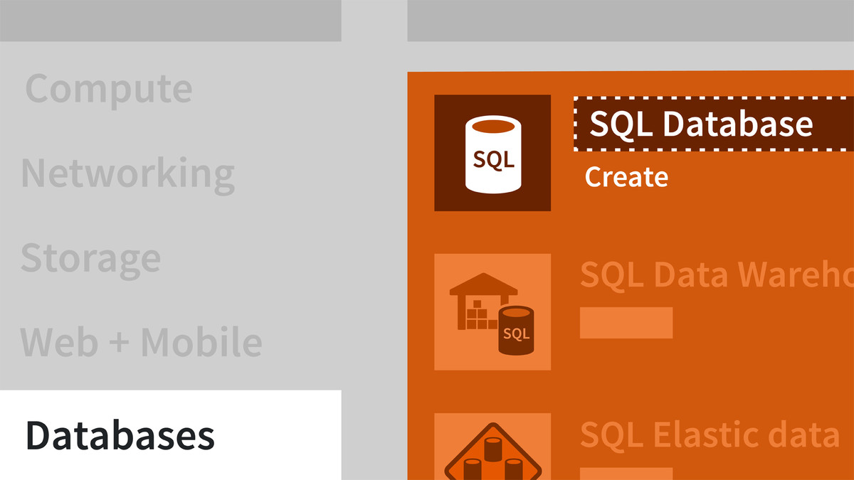 SQL Server 2016: Provision a Database