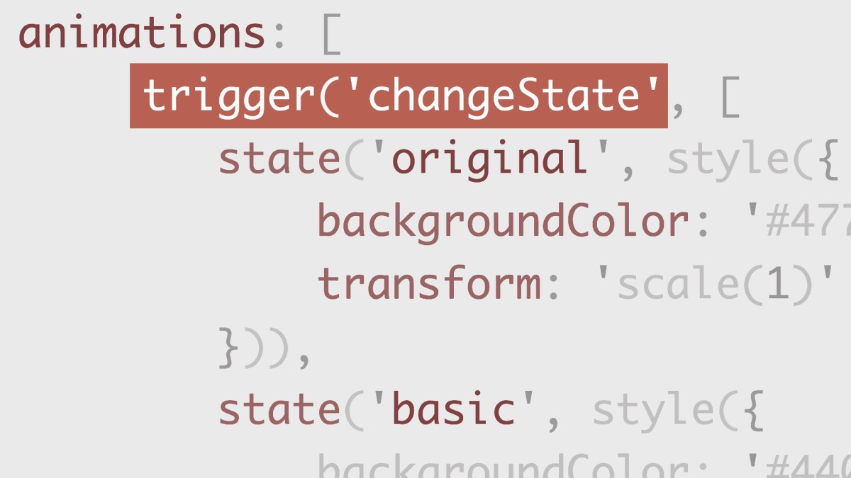 Angular: Animations