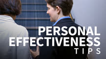 Personal Effectiveness Tips