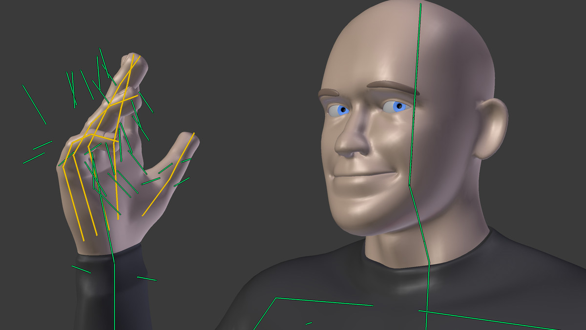 بلندر: تقلب شخصیت با BlenRig