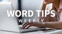Word Tips Weekly