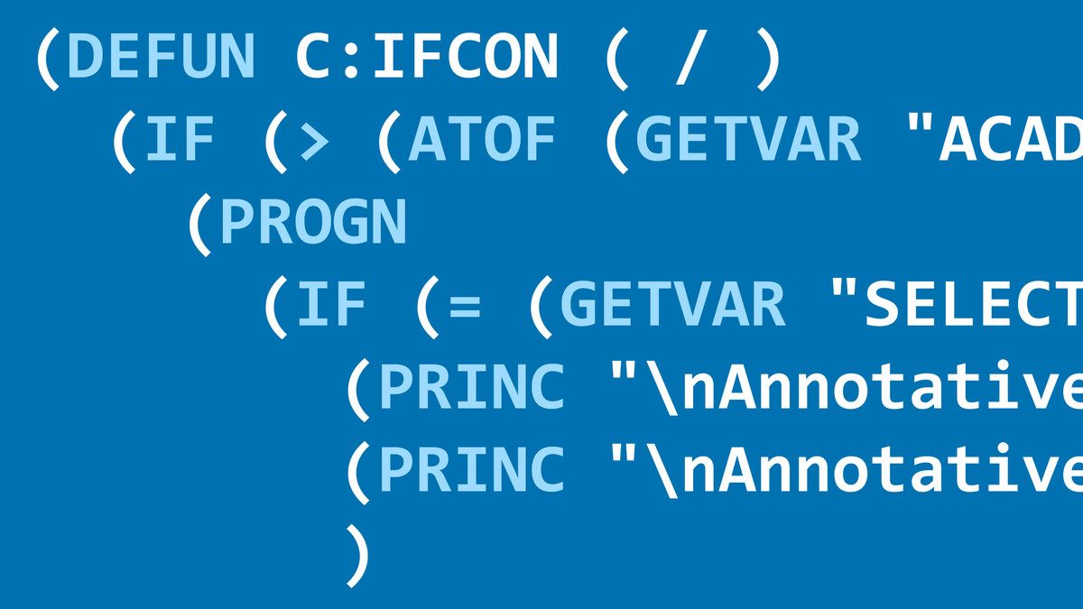 آموزش AutoLISP و Visual LISP