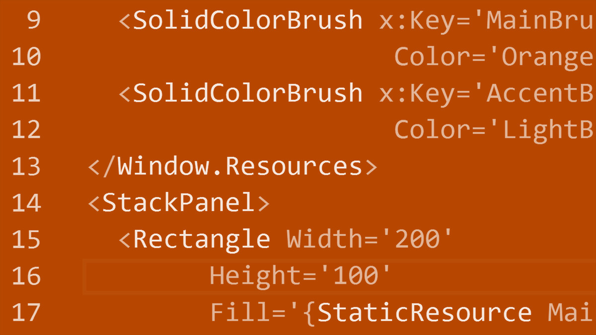 Microsoft XAML: 2 Content and Properties