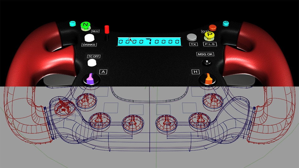روکش یک چرخ F1 با نام مستعار