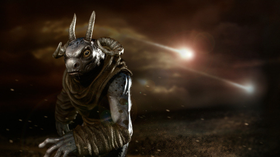 مجسمه سازی یک موجود با ZBrush و Photoshop