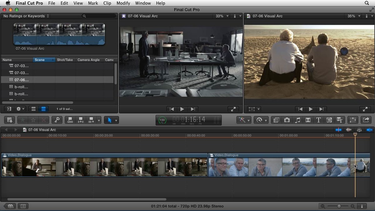 Final Cut Pro X v10.1.x: Narrative Scene Editing