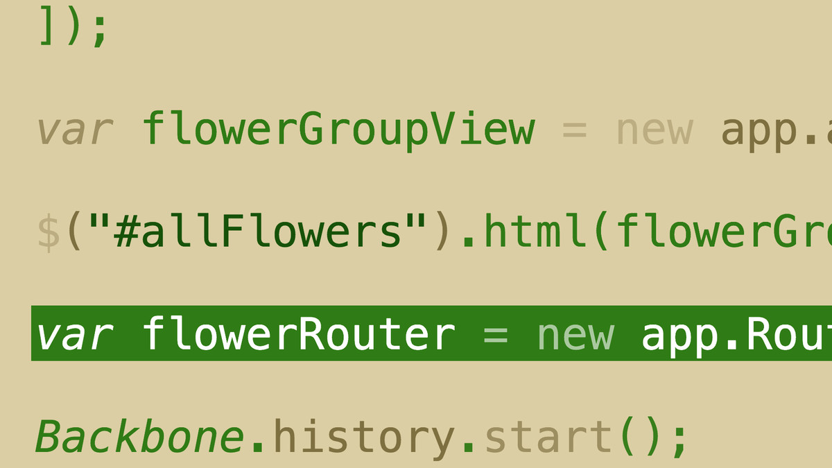 یادگیری Backbone.js