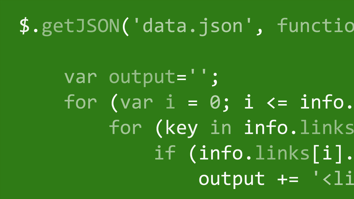 جاوا اسکریپت و JSON: تکنیک های یکپارچه سازی
