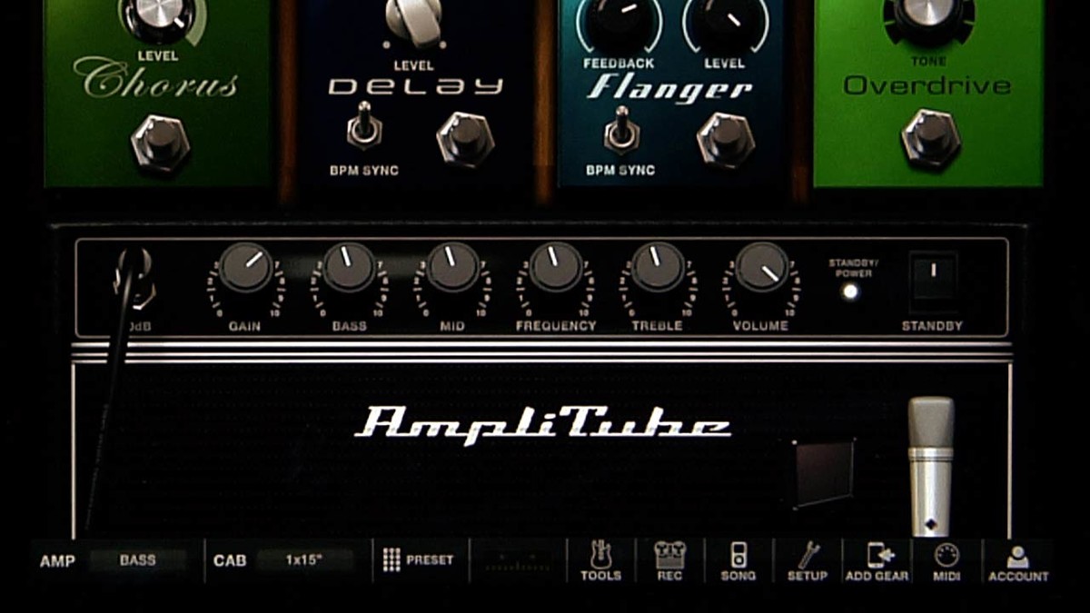 تولید موسیقی iPad: AmpliTube