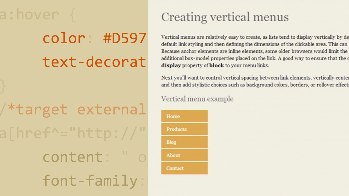 CSS: Styling Navigation