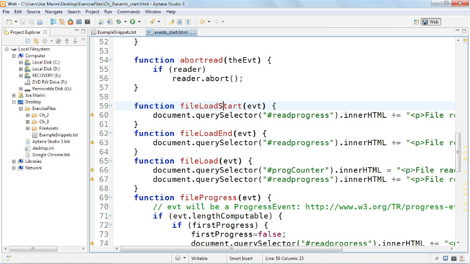 HTML5: File API