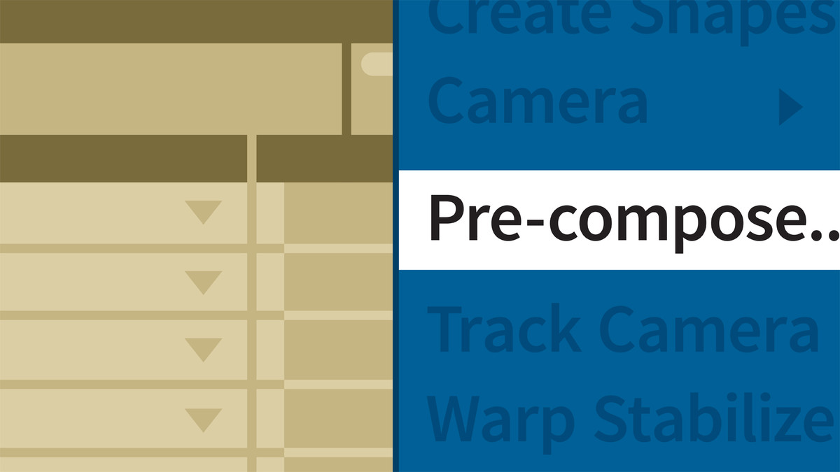 After Effects Apprentice: 08 Nesting and Precomposing