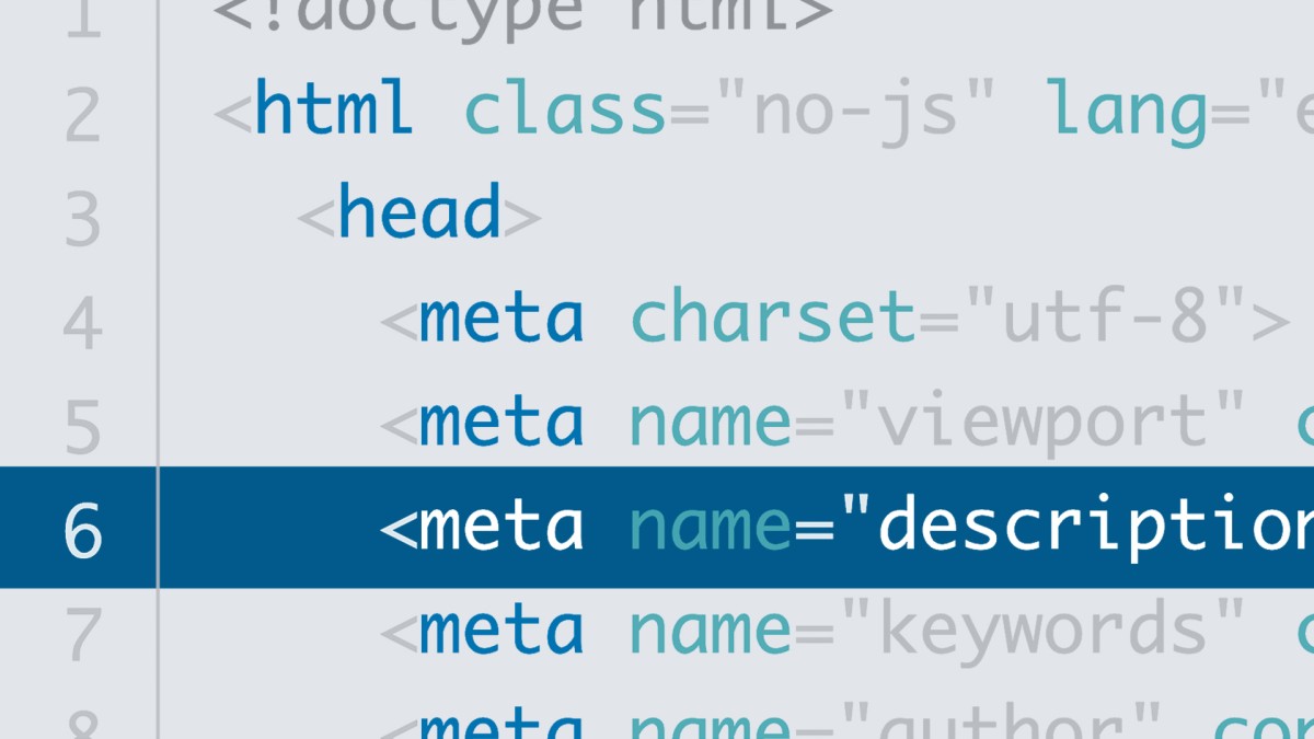 HTML: Metadata in the Head