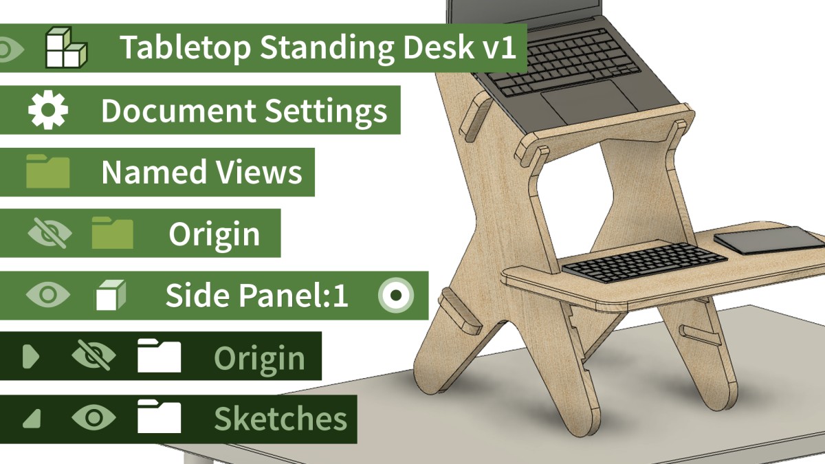 Fusion 360: Design a Parametric Standing Desk