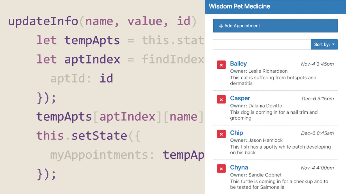 React.js: Building an Interface (2019)