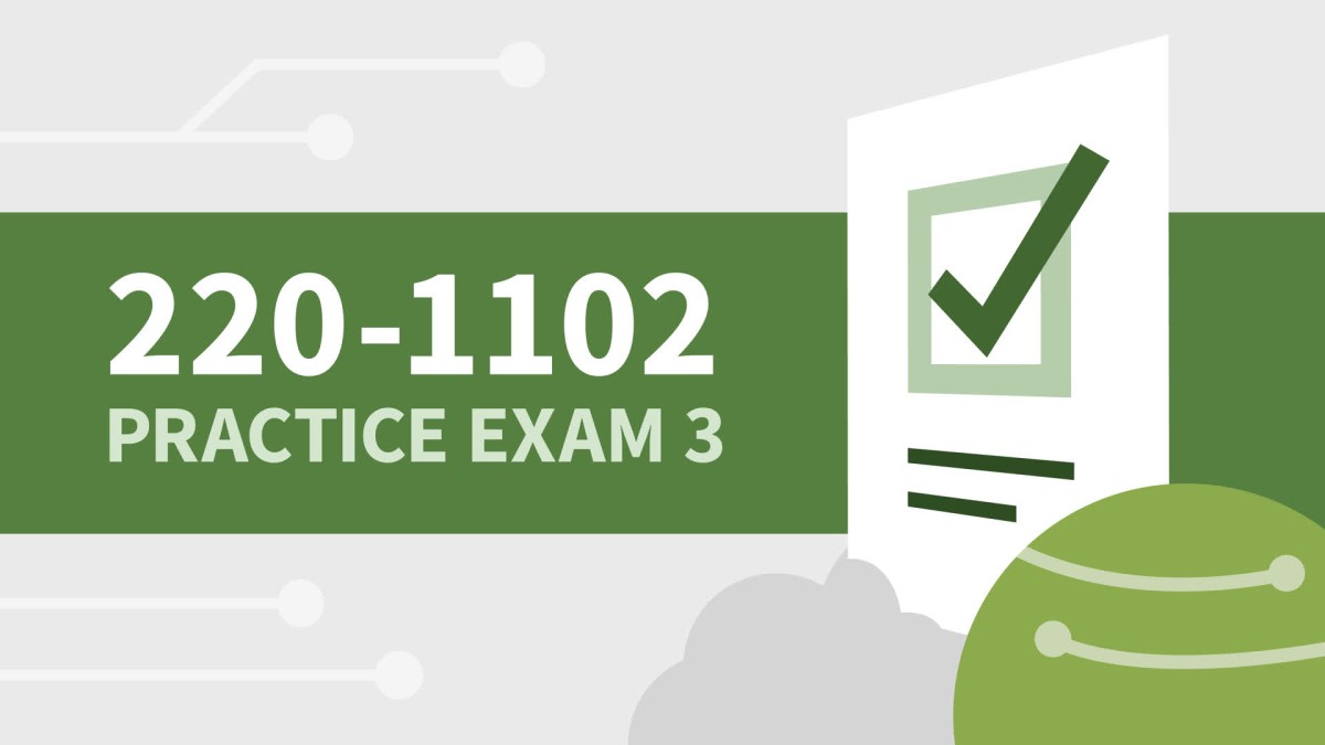 آزمون تمرینی 3 برای CompTIA A+ (220-1102)