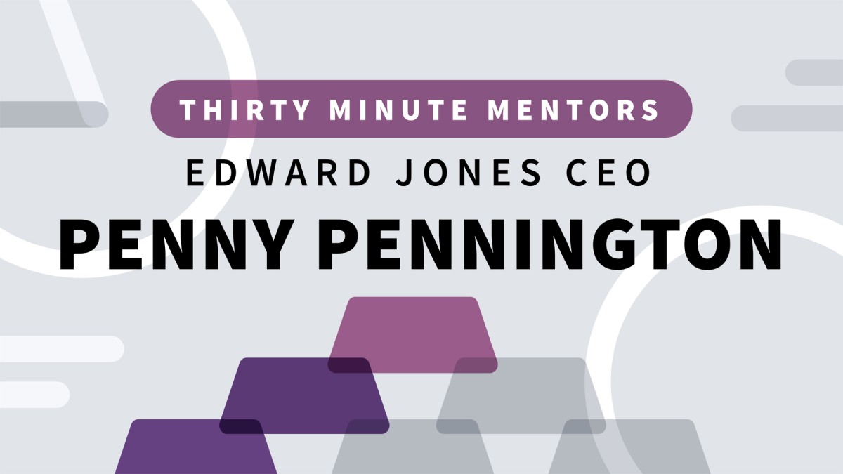 پنی پنینگتون، مدیر عامل ادوارد جونز (Thirty Minte Mentors)