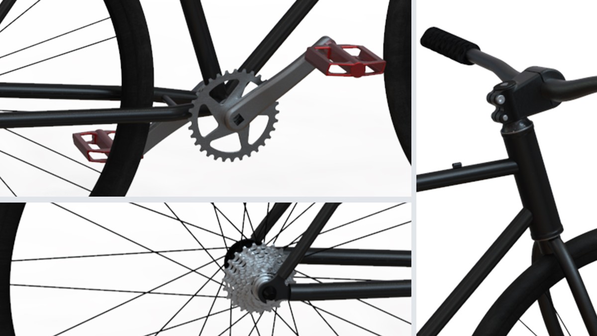 SOLIDWORKS: مدل سازی یک دوچرخه