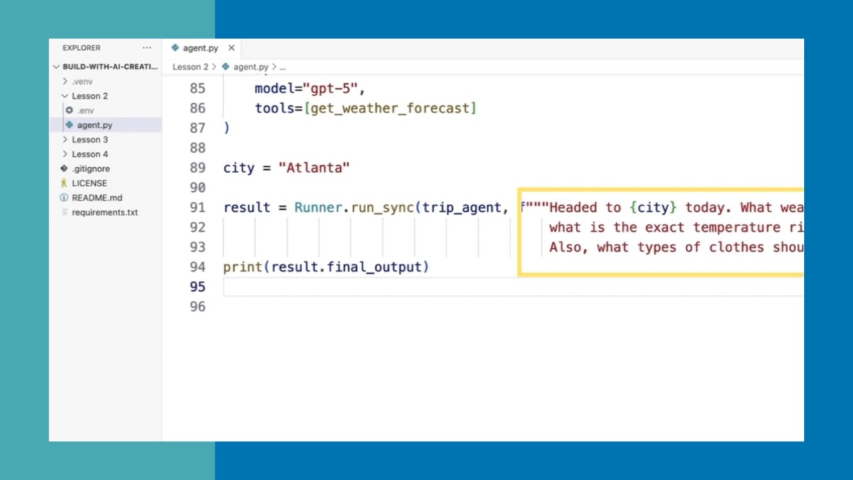 Build with AI: Creating AI Agents with GPT‑5