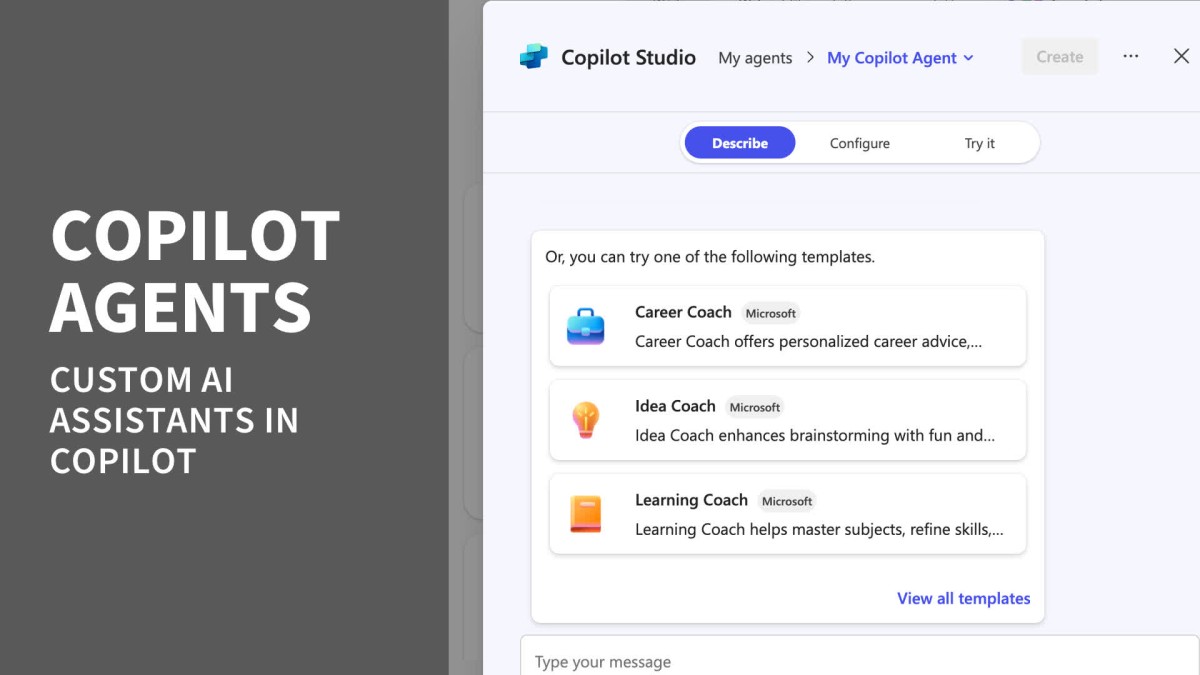 نمایندگان Copilot: دستیار هوش مصنوعی خود را در Copilot و تیم ها بسازید (هیچ کد لازم نیست)