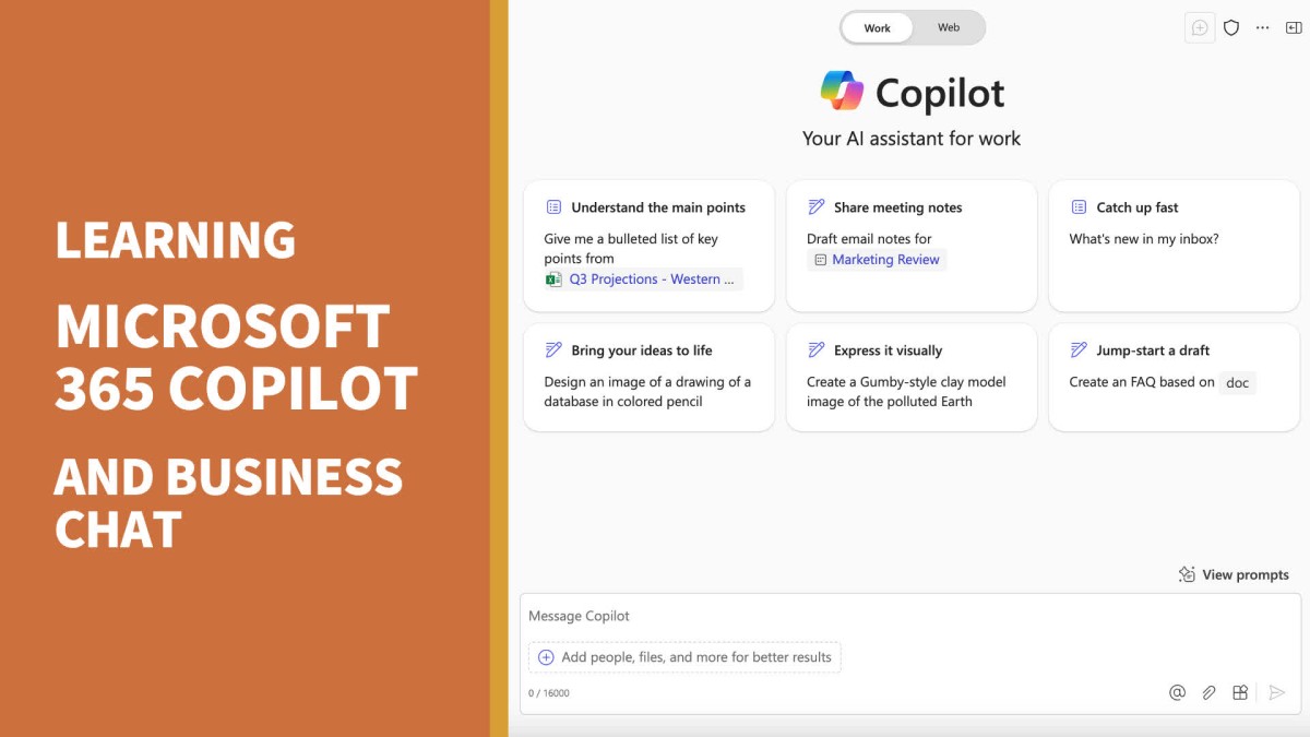 یادگیری Microsoft 365 Copilot برای کار (2024)