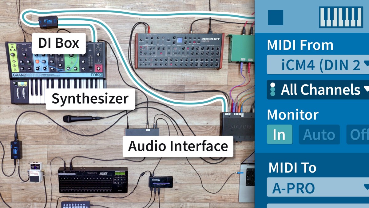 عیب یابی صوتی و MIDI
