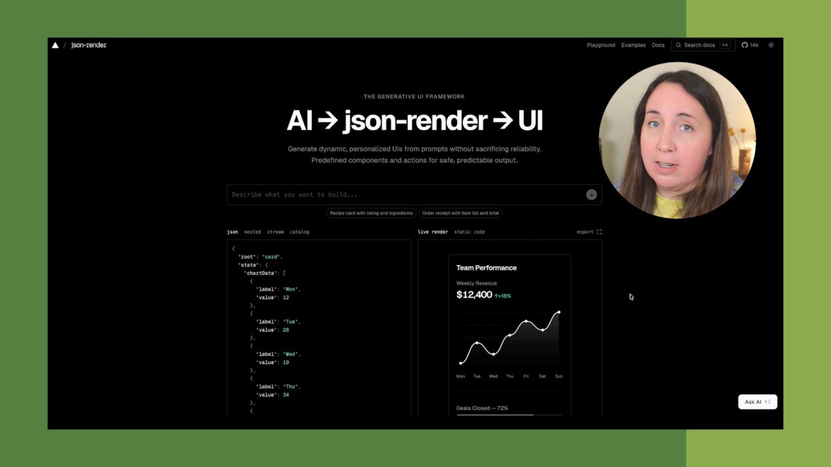 یک برنامه MCP با json-render ایجاد کنید