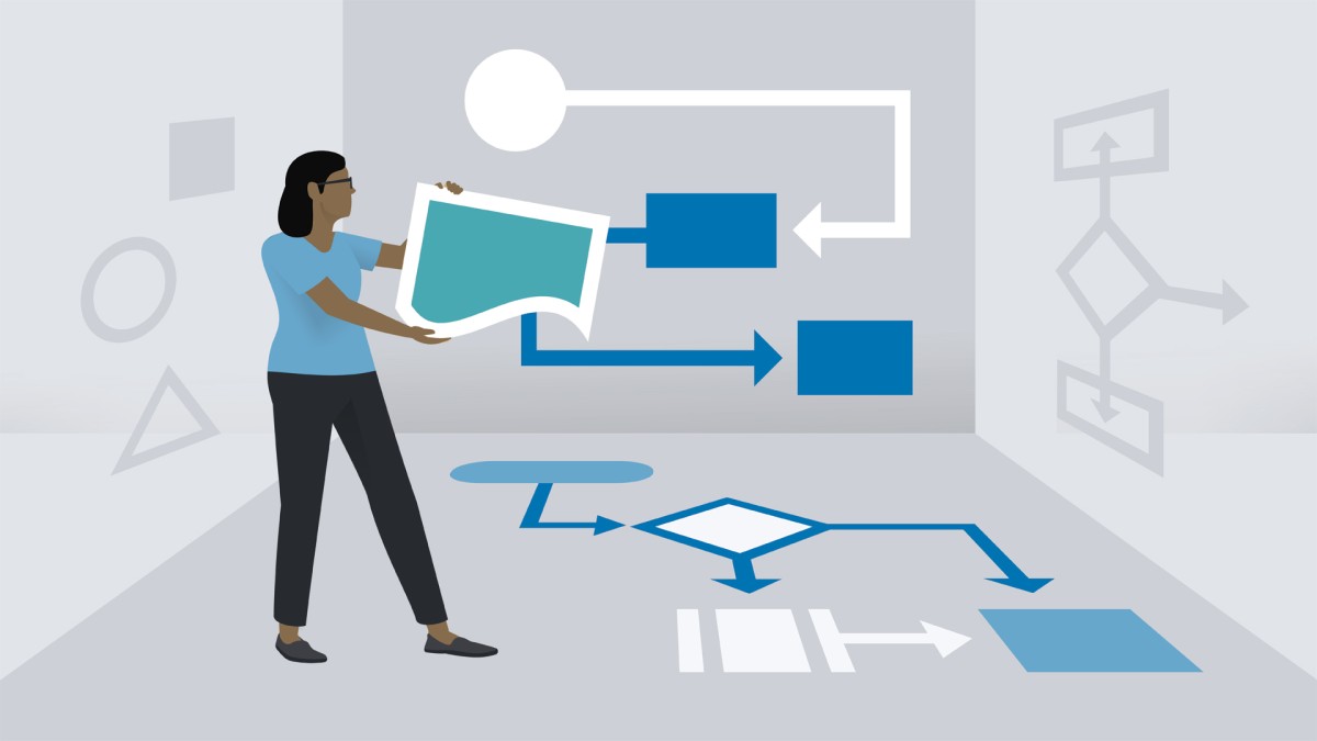 آموزش Visio برای وب و دسکتاپ (Microsoft 365)