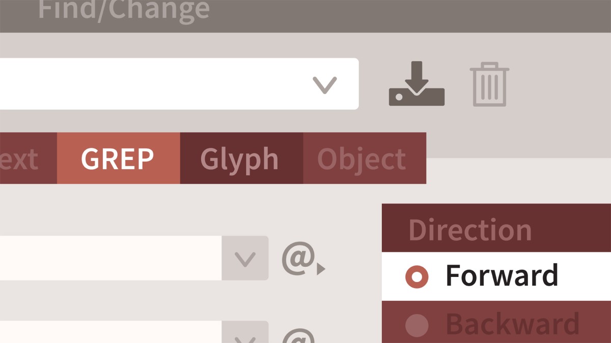 مقدمه ای بر GREP در InDesign